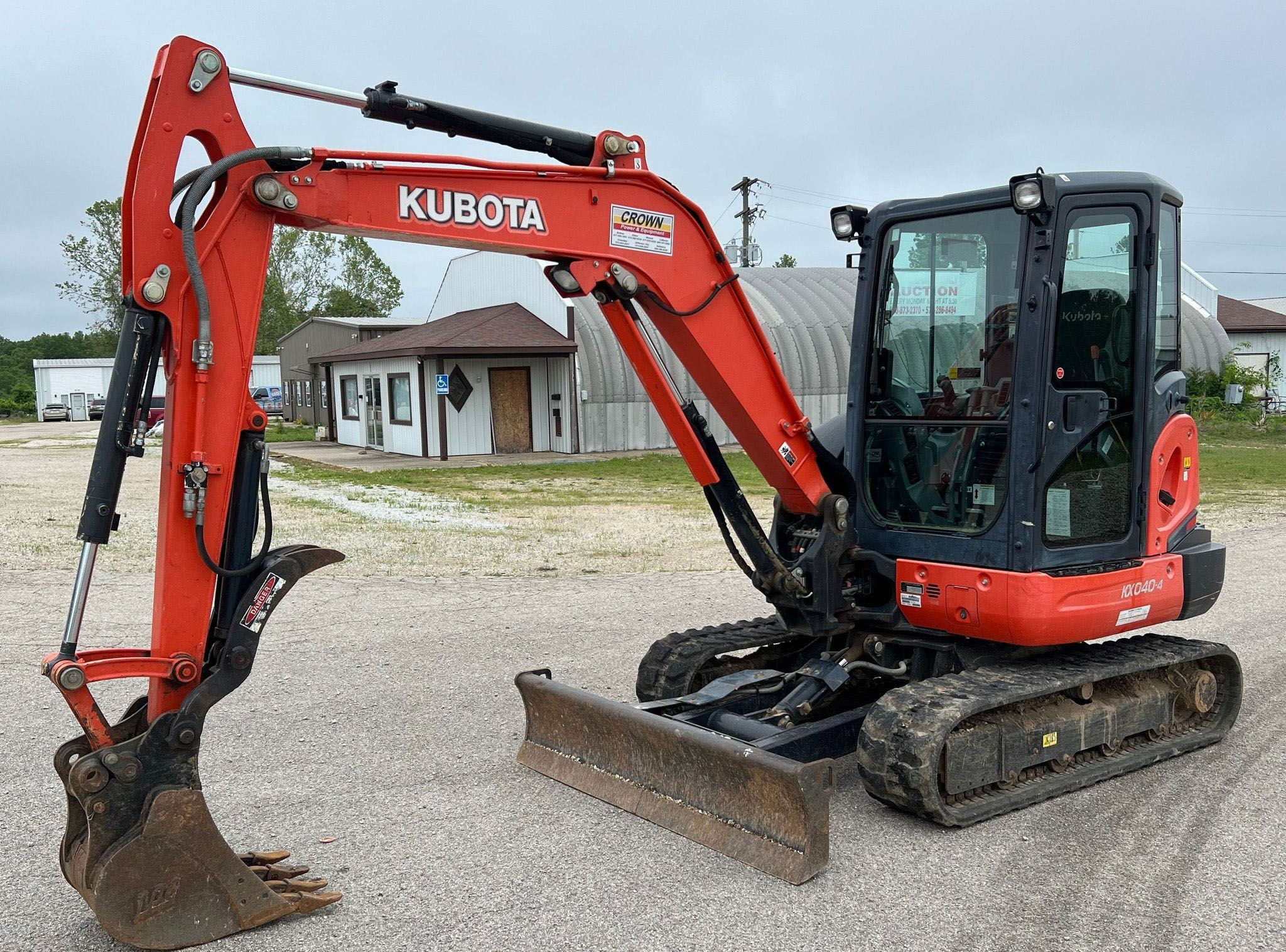 2018 Kubota KX040-4 Mini Excavator