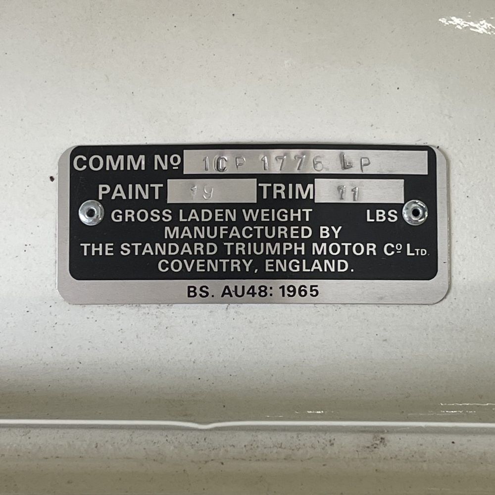 1968 Triumph TR5 PI (2500)