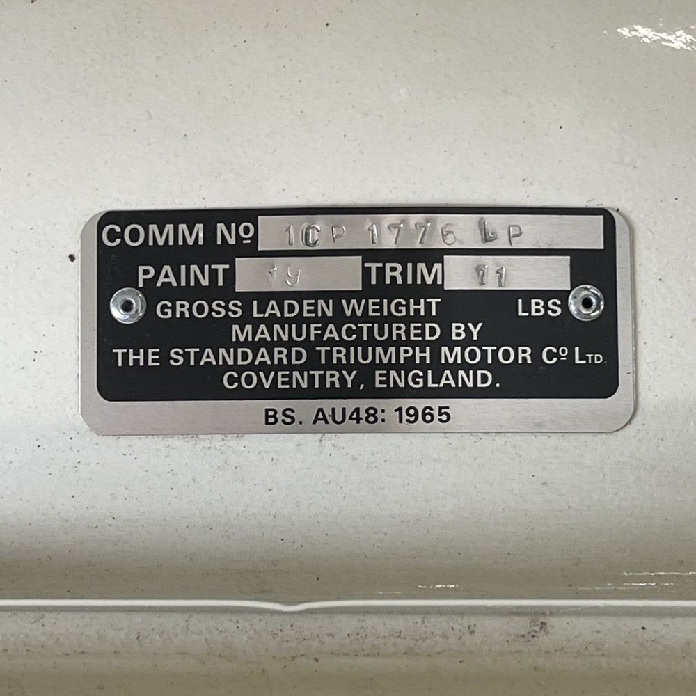 1968 Triumph TR5 PI (2500)