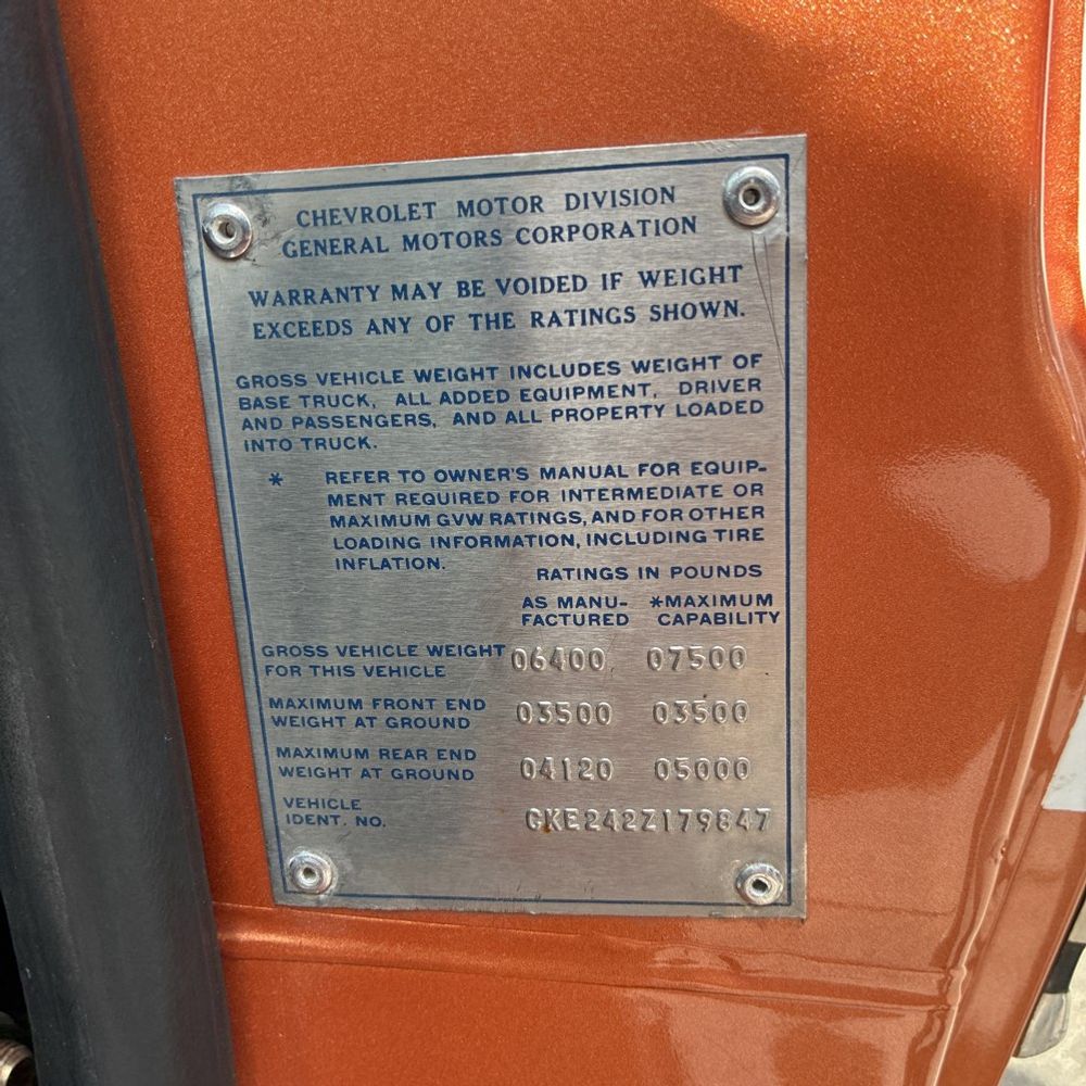 1972 Chevrolet Cheyenne 20 Cheyenne 20
