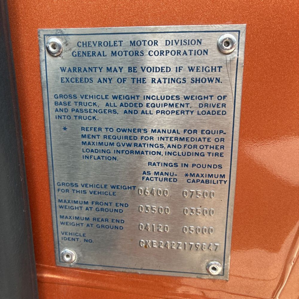 1972 Chevrolet Cheyenne 20 Cheyenne 20