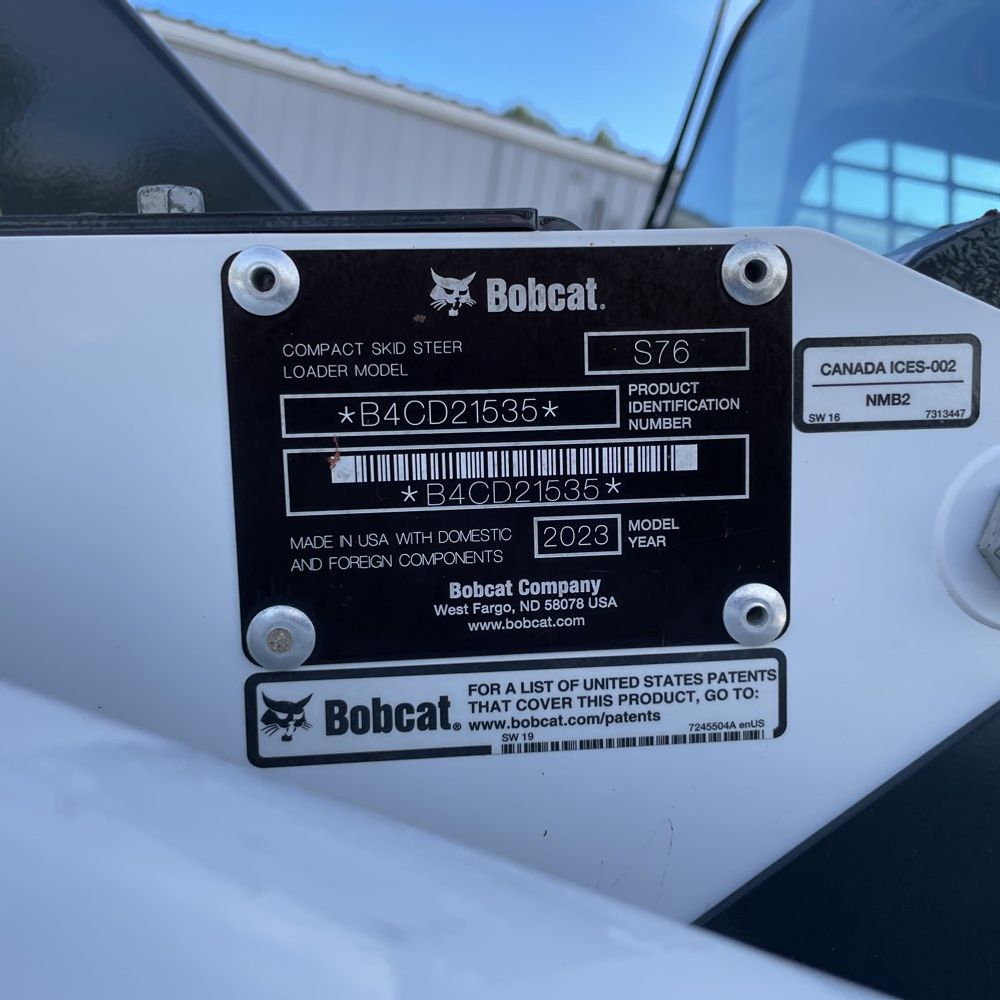 2023 Bobcat S76 Skid-Steer