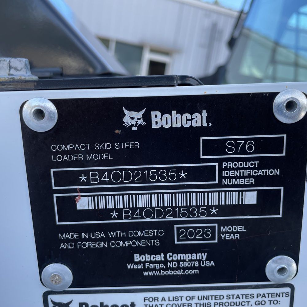 2023 Bobcat S76 Skid-Steer