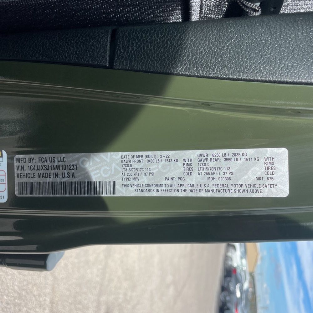 2022 Jeep Wrangler Unlimited Rubicon 392