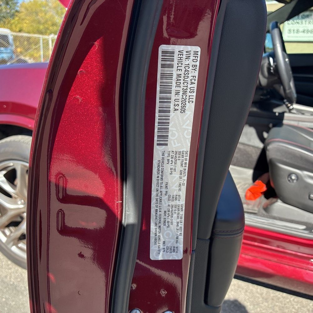2022 Dodge Durango R/T Plus