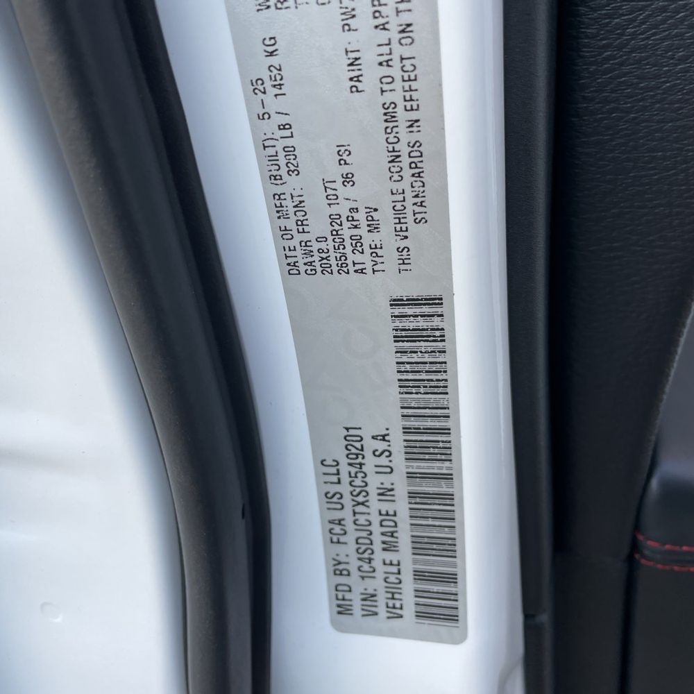 2025 Dodge Durango R/T Plus