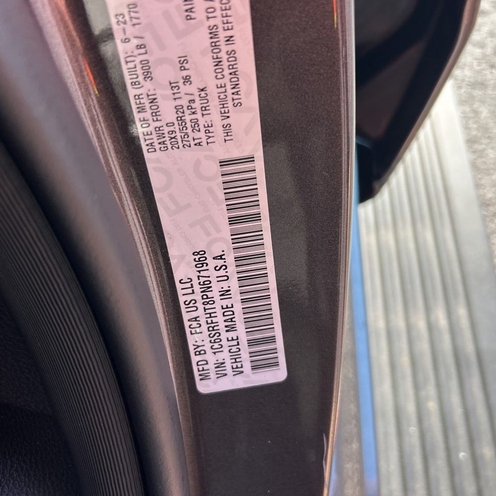 2023 Ram 1500 Limited Crew Cab 4WD SWB