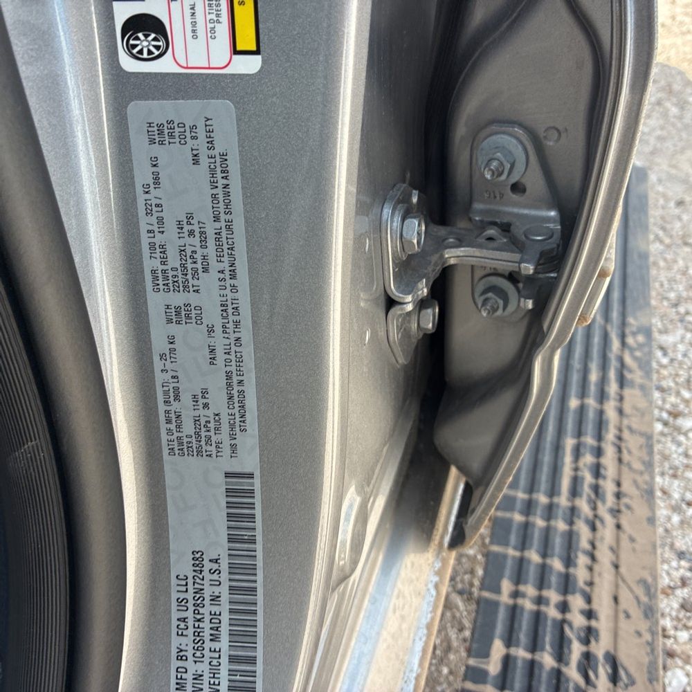 2025 Ram 1500 Tungsten