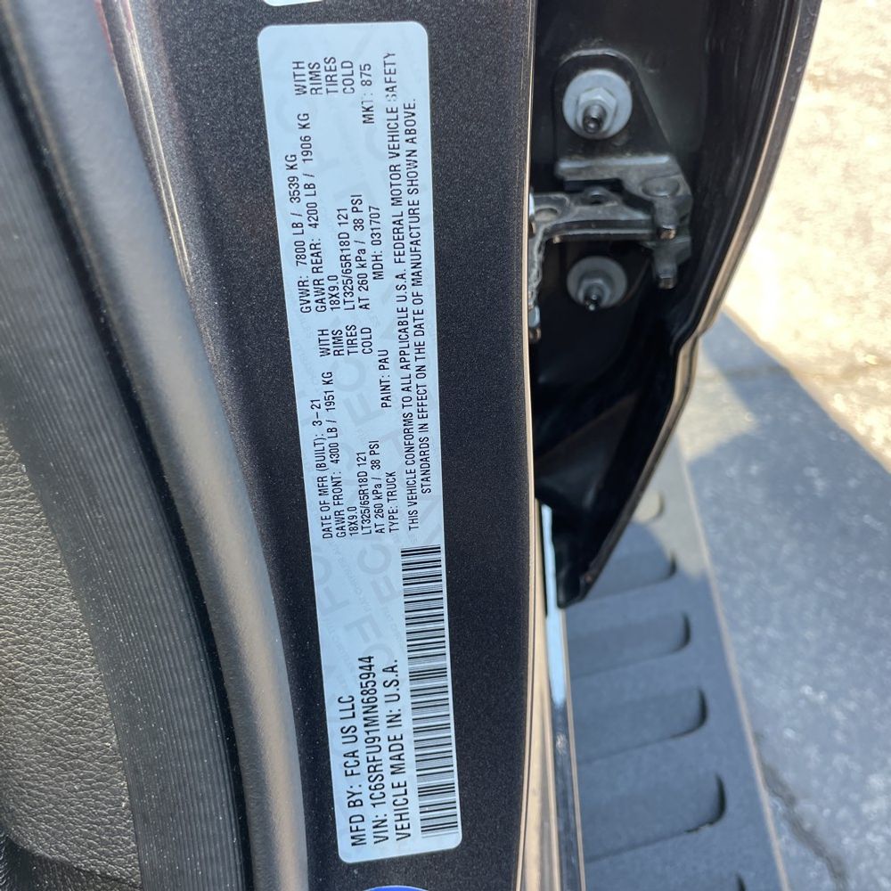 2021 Ram 1500 TRX