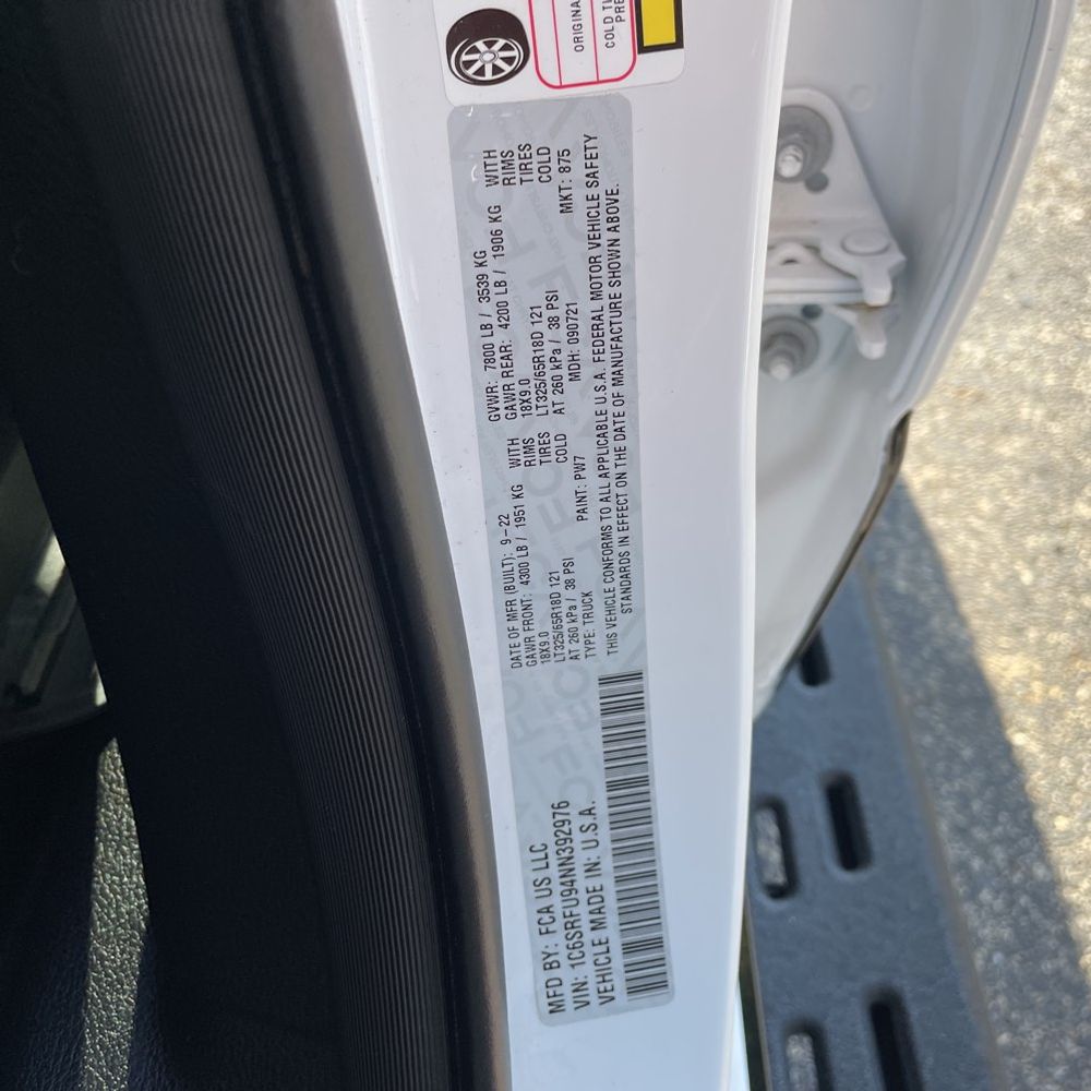 2022 Ram 1500 TRX