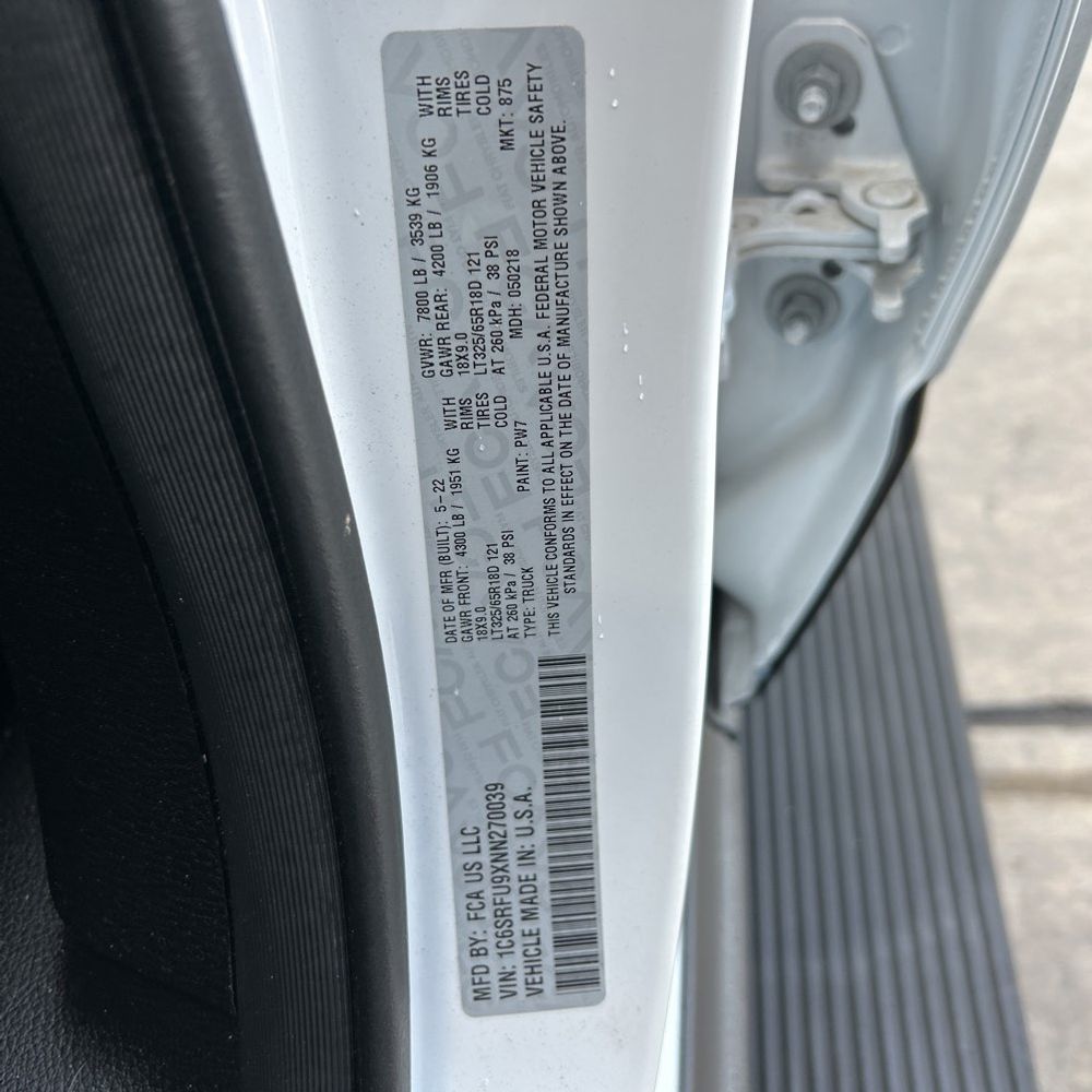 2022 Ram 1500 TRX