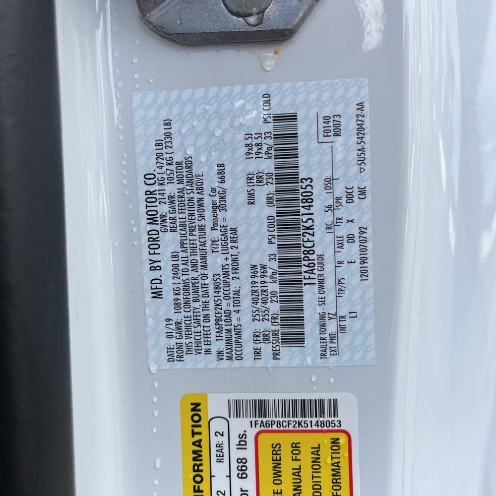 2019 Ford Mustang GT Premium