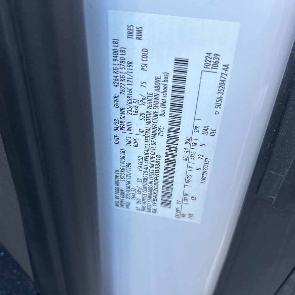 2023 Ford Transit 350 XL