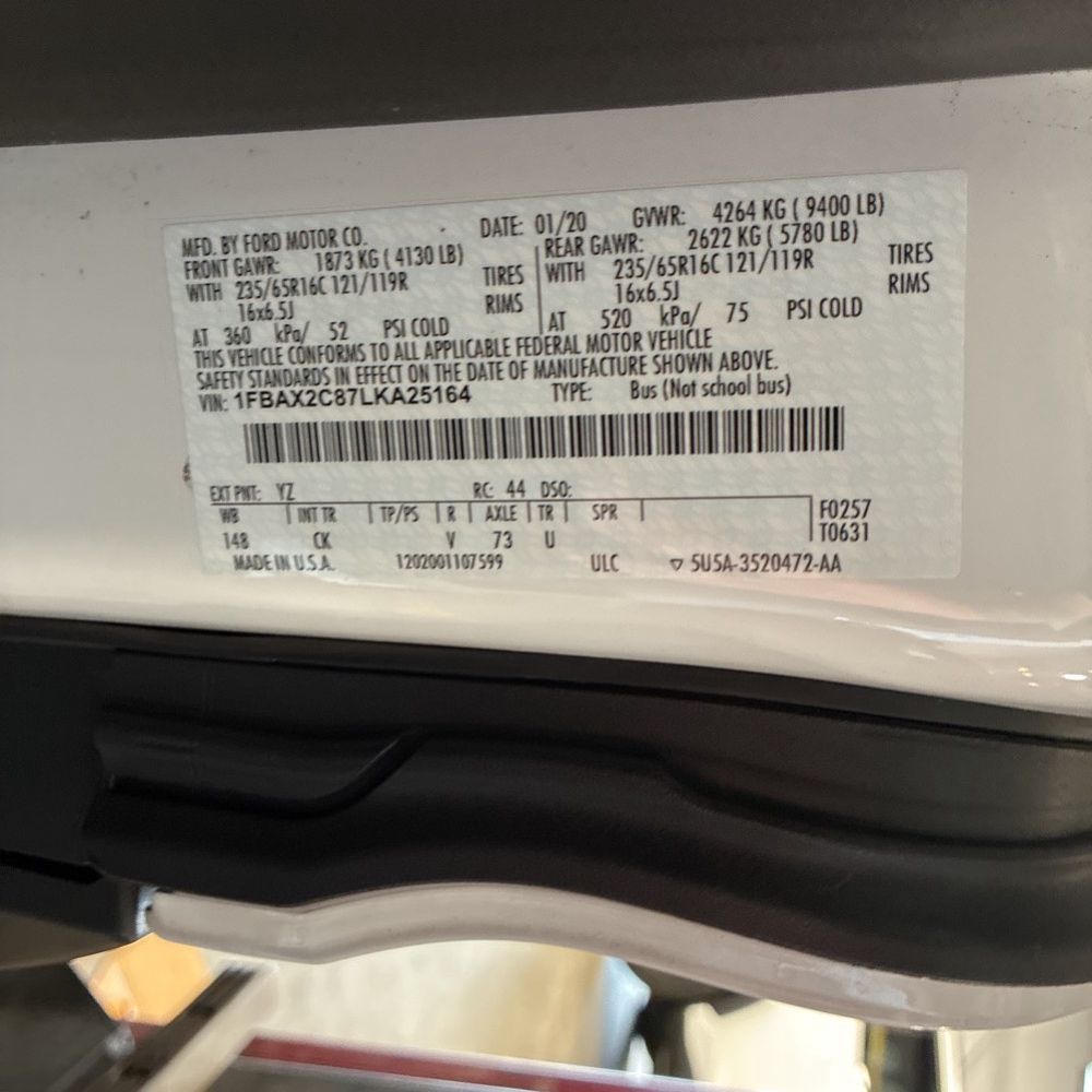 2020 Ford Transit 350 XLT