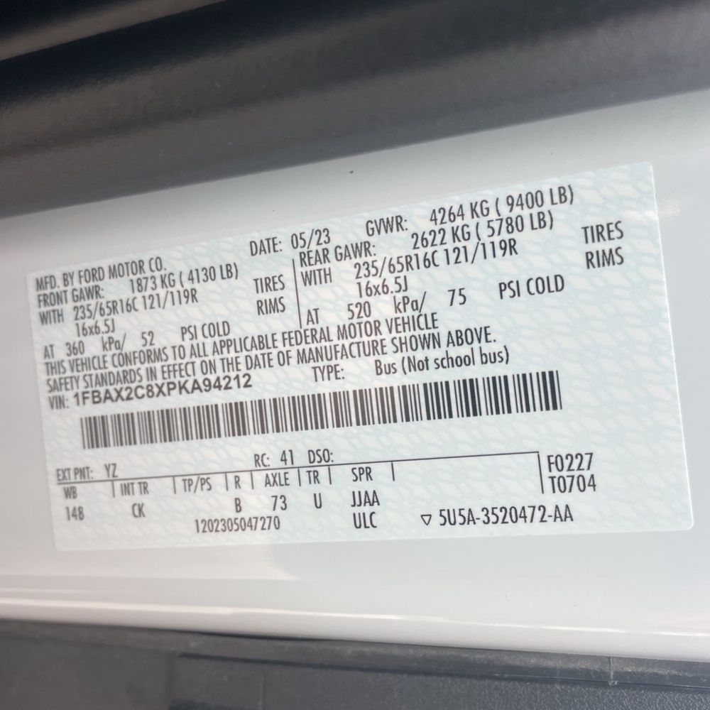 2023 Ford Transit 350 XLT