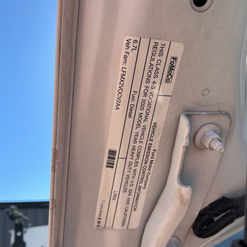 2020 Ford Commercial CA60-120 CONV CAB  4X4 6.7L