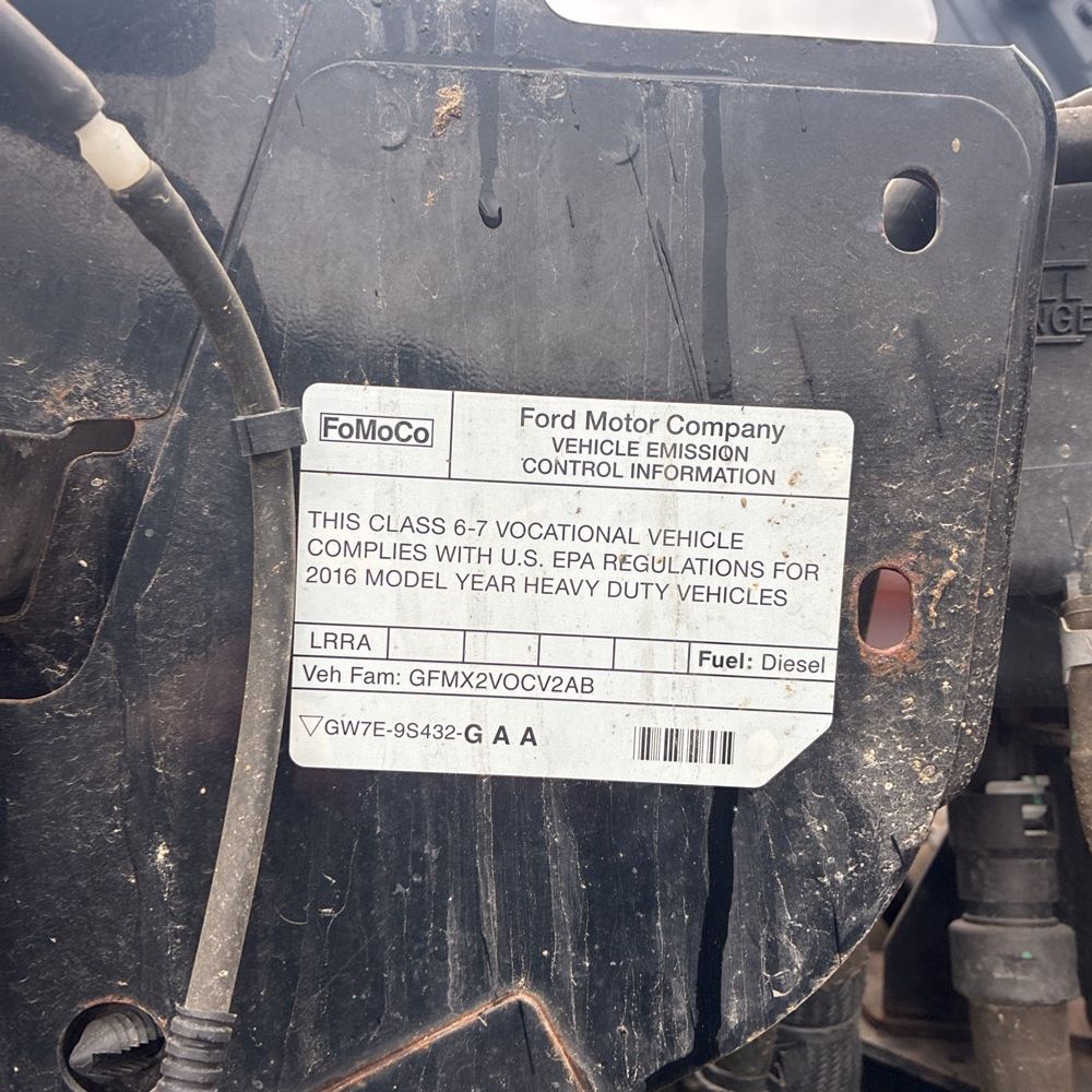 2016 Ford F-750 Diesel