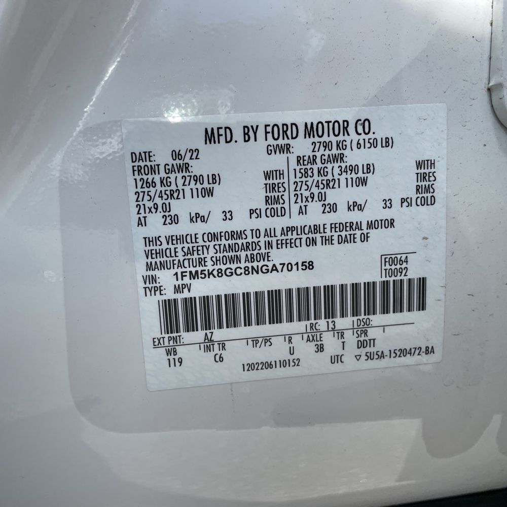 2022 Ford Explorer ST