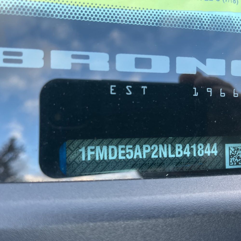 2022 Ford Bronco Outer Banks