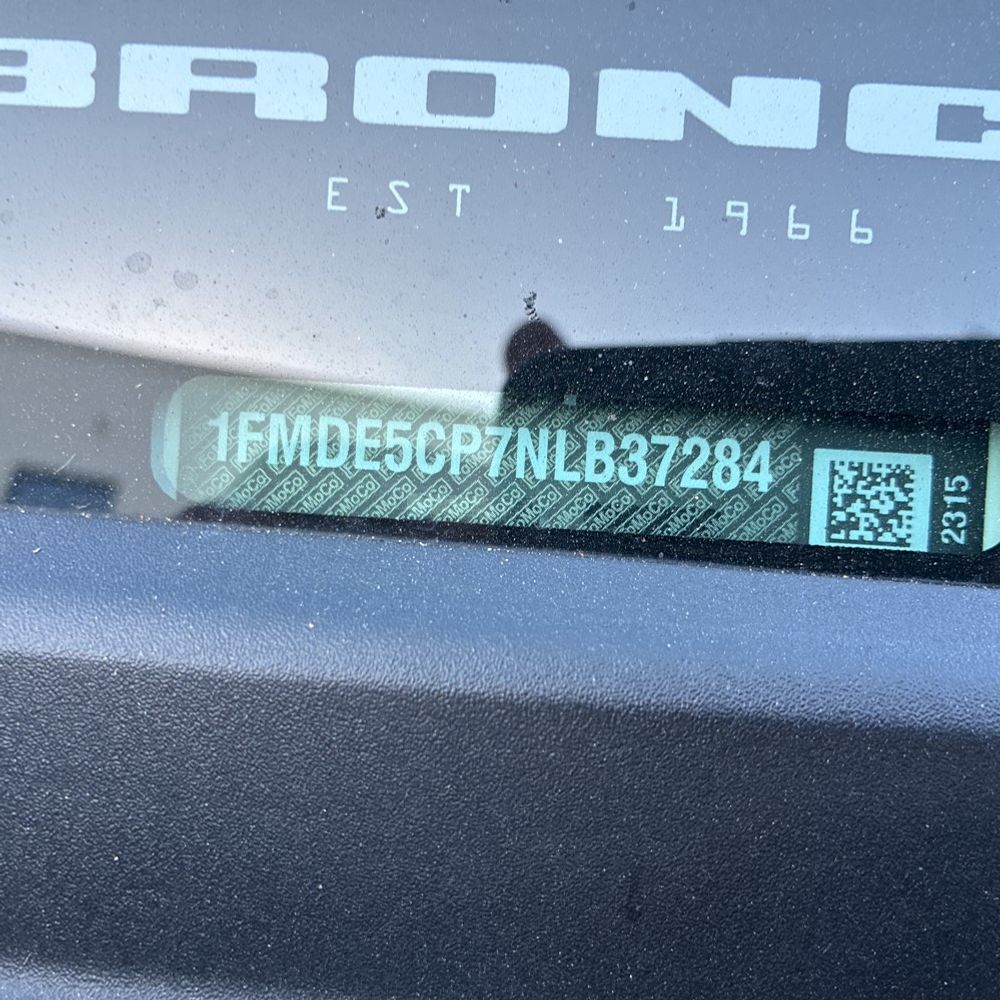 2022 Ford Bronco Wildtrak