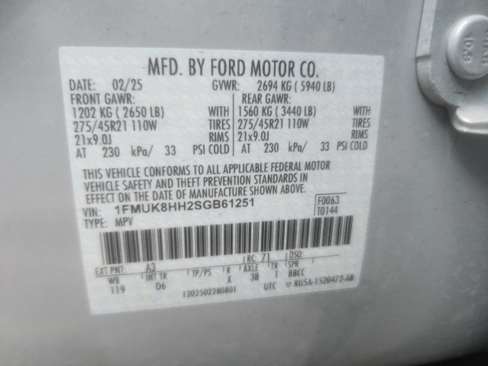 2025 Ford Explorer Platinum