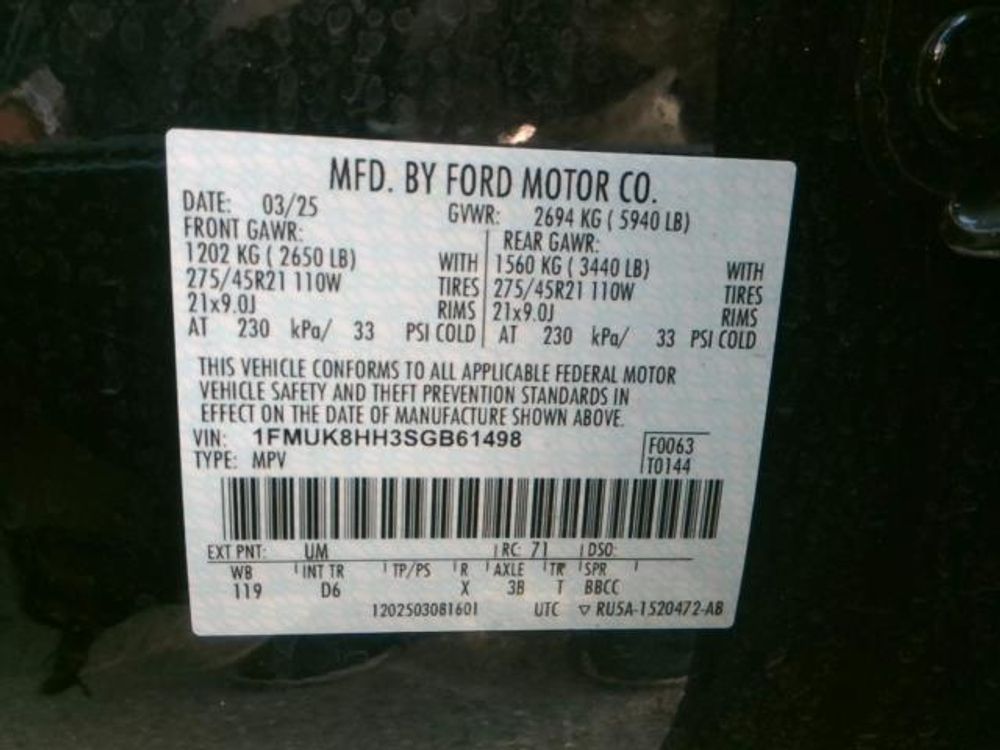 2025 Ford Explorer Platinum