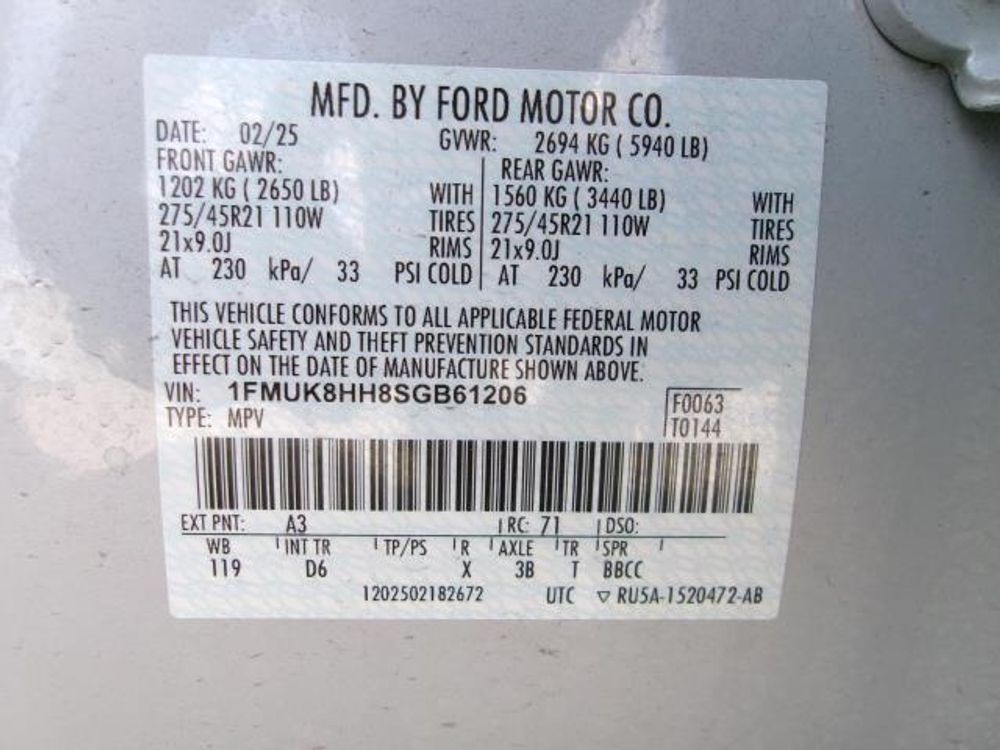 2025 Ford Explorer Platinum