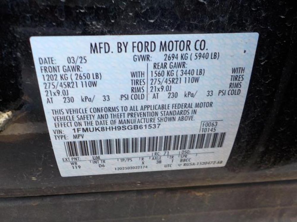 2025 Ford Explorer Platinum