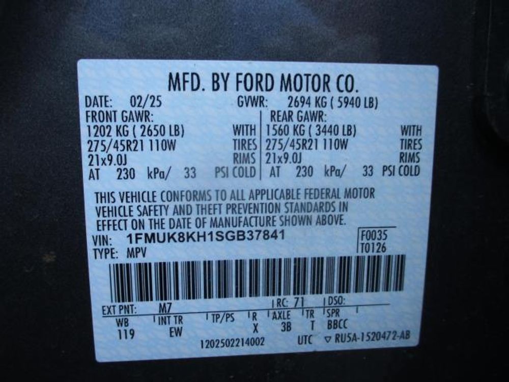 2025 Ford Explorer ST-Line