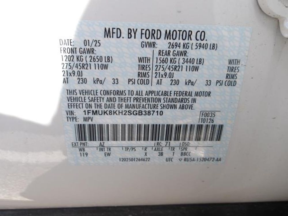 2025 Ford Explorer ST-Line