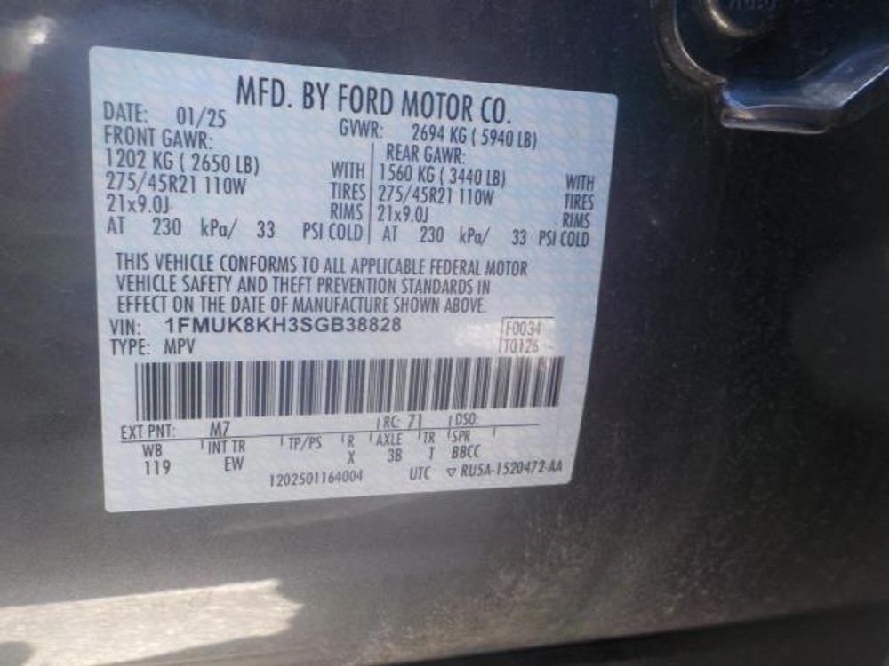 2025 Ford Explorer ST-Line