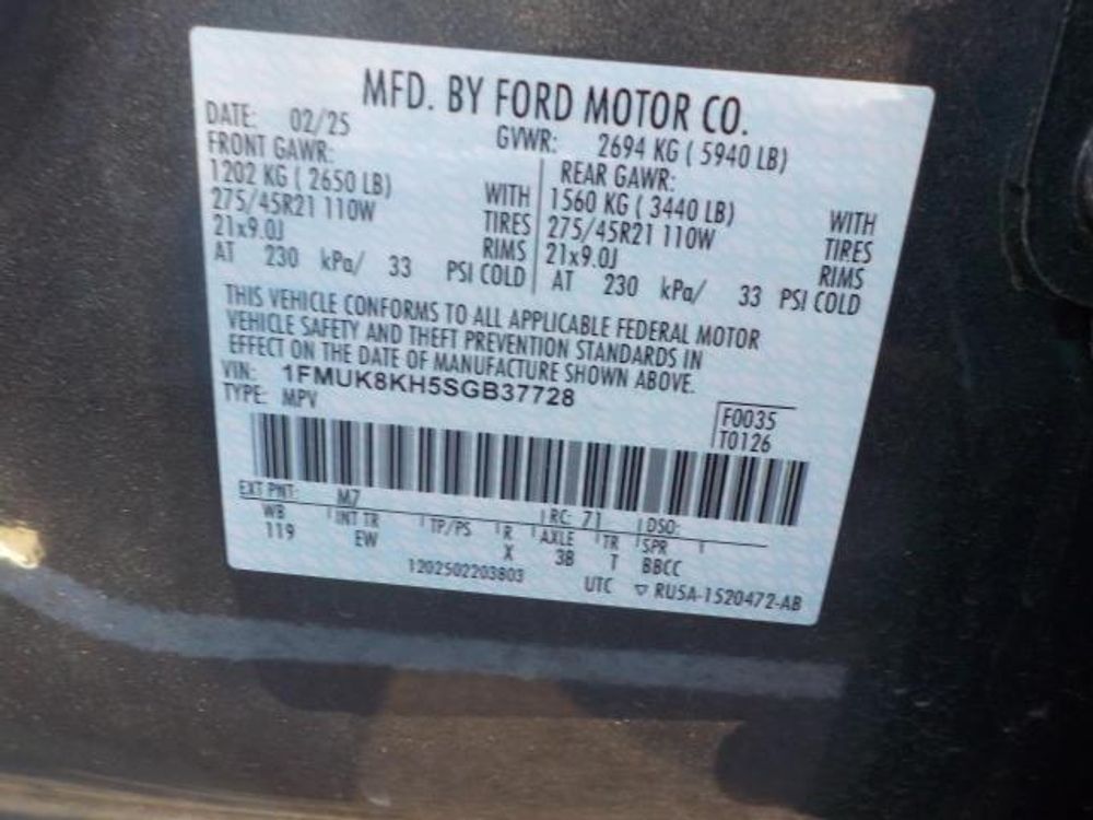 2025 Ford Explorer ST-Line