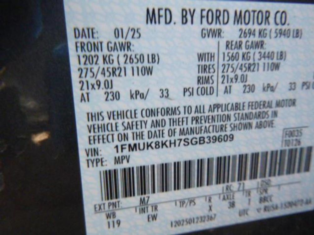 2025 Ford Explorer ST-Line