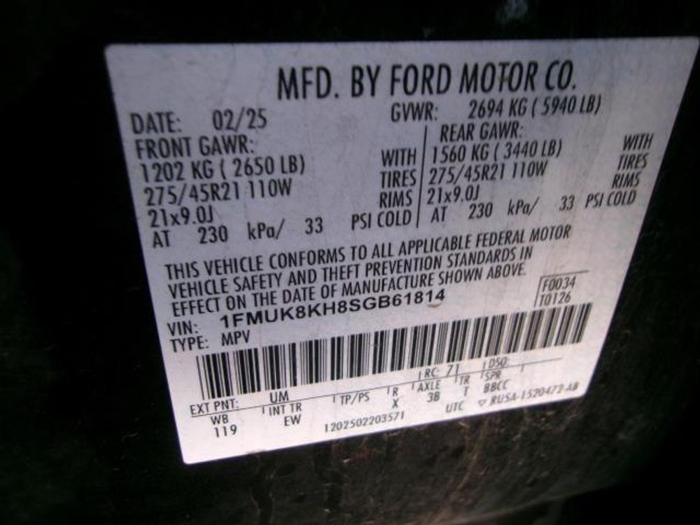 2025 Ford Explorer ST-Line