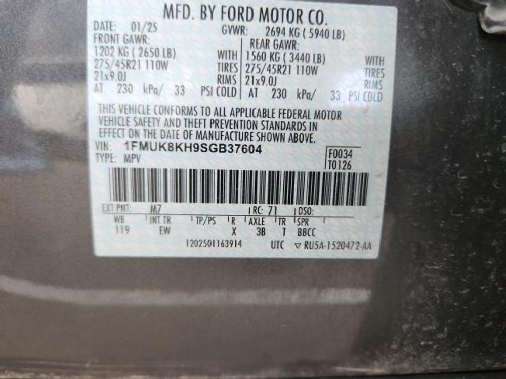 2025 Ford Explorer ST-Line