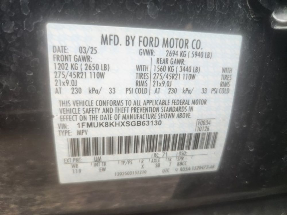 2025 Ford Explorer ST-Line