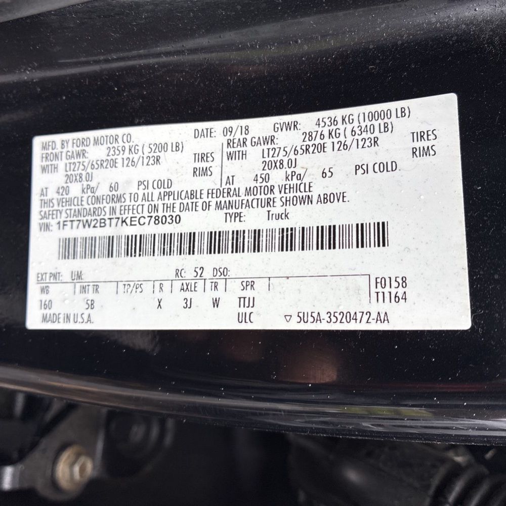 2019 Ford F250SD Lariat