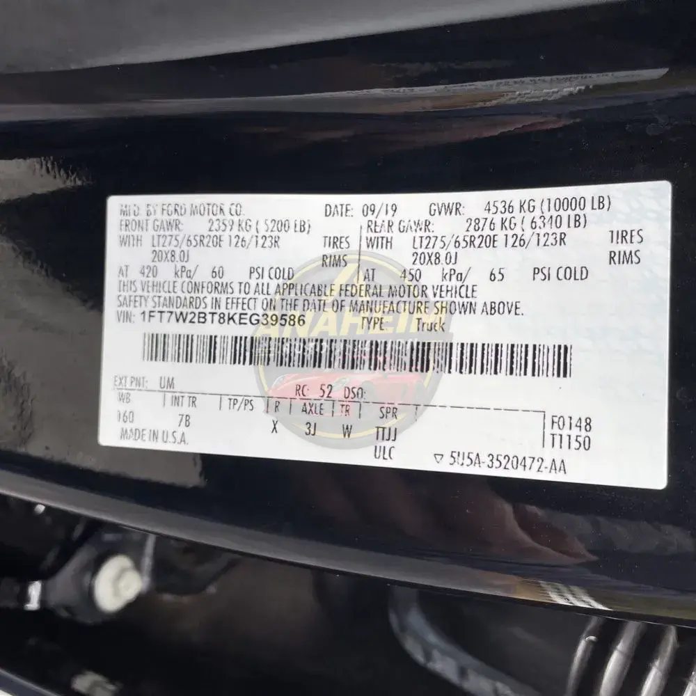 2019 Ford F-250 Super Duty Platinum