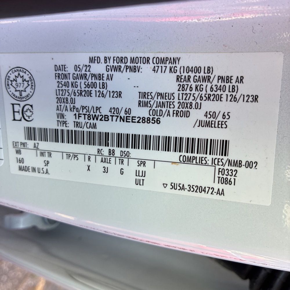 2022 Ford F250 S/D King Ranch