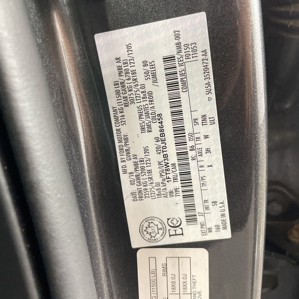 2018 Ford F350 S/D Lariat