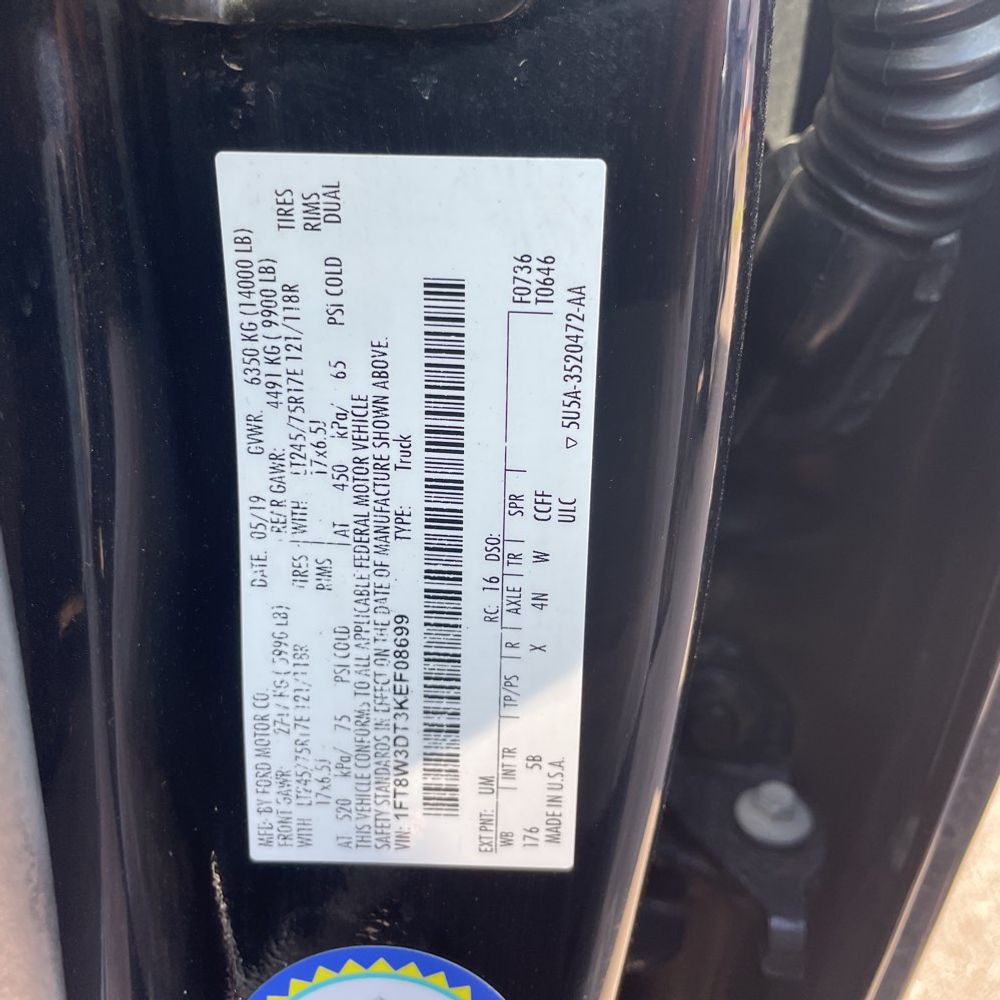 2019 Ford F350SD Lariat