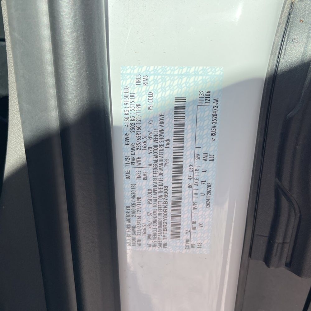 2024 Ford Transit 250