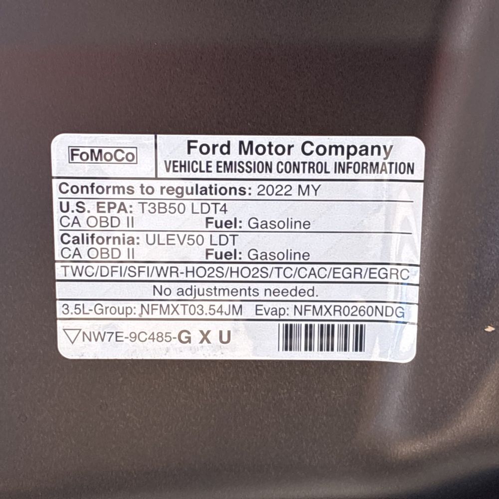 2022 Ford F-150 Tremor