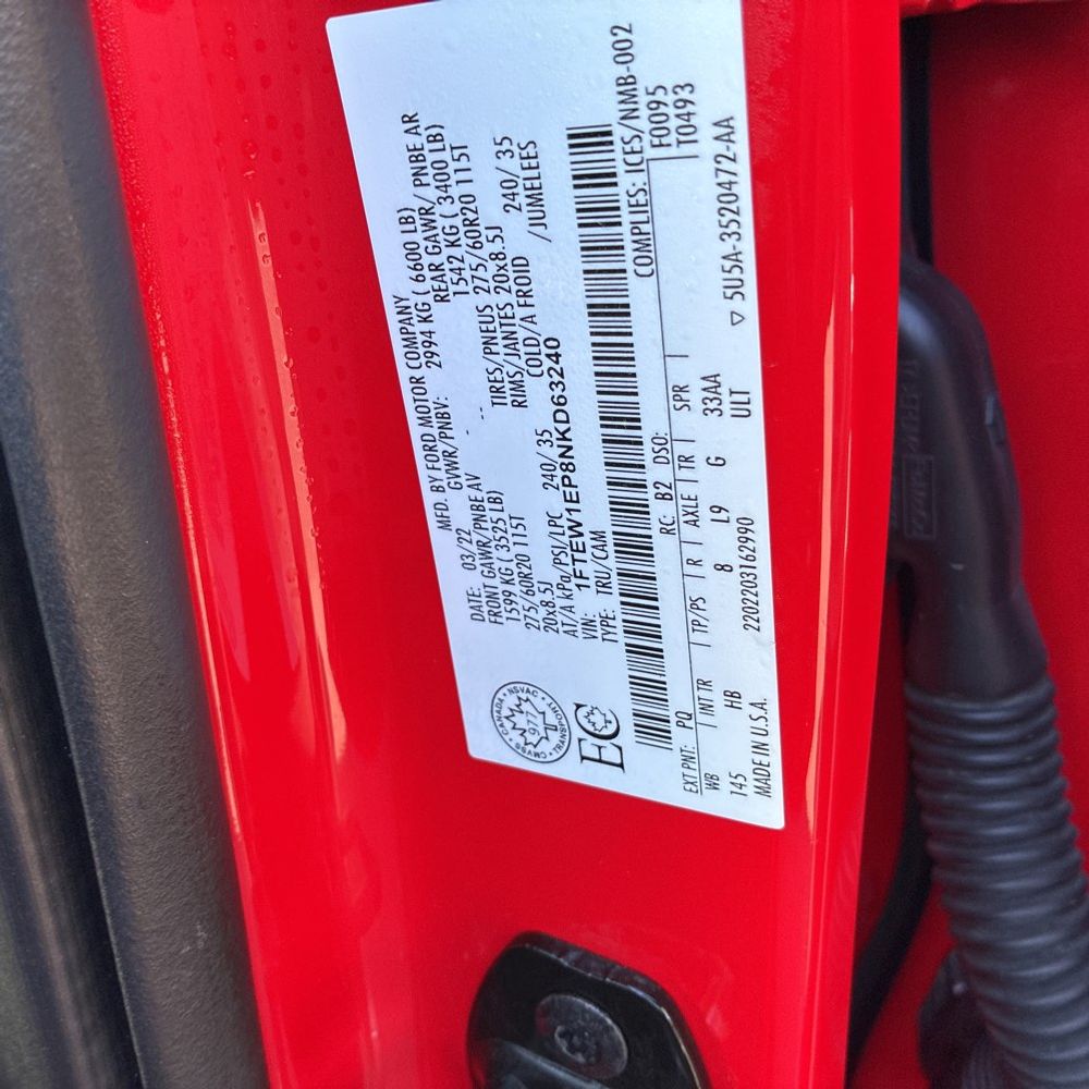 2022 Ford F150 Lariat