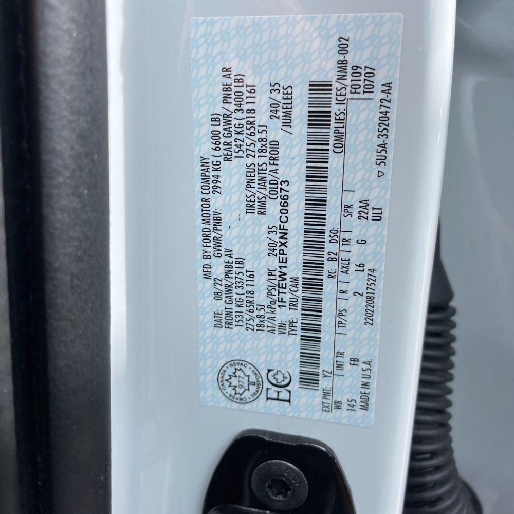 2022 Ford F150 XLT
