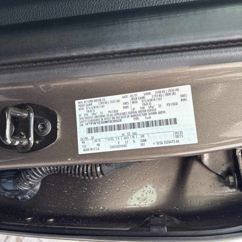 2021 Ford F-150 Lariat