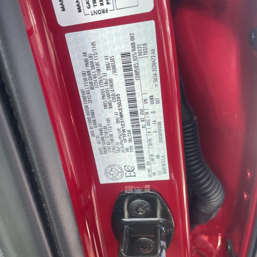 2021 Ford F150 Lariat