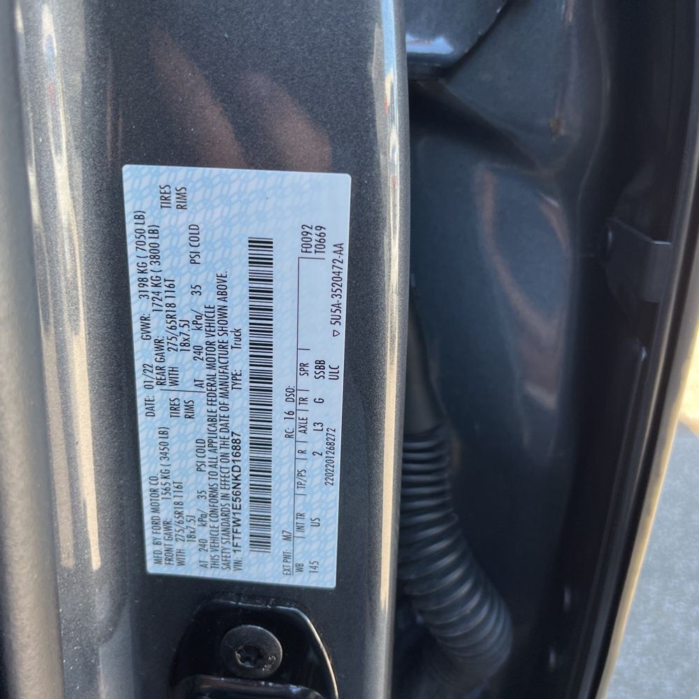 2022 Ford F150 XLT