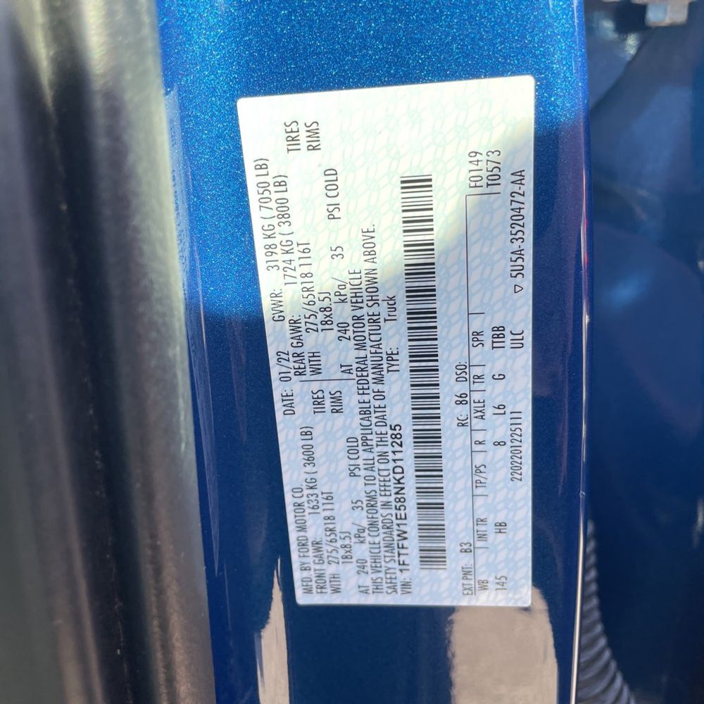 2022 Ford F-150 Lariat