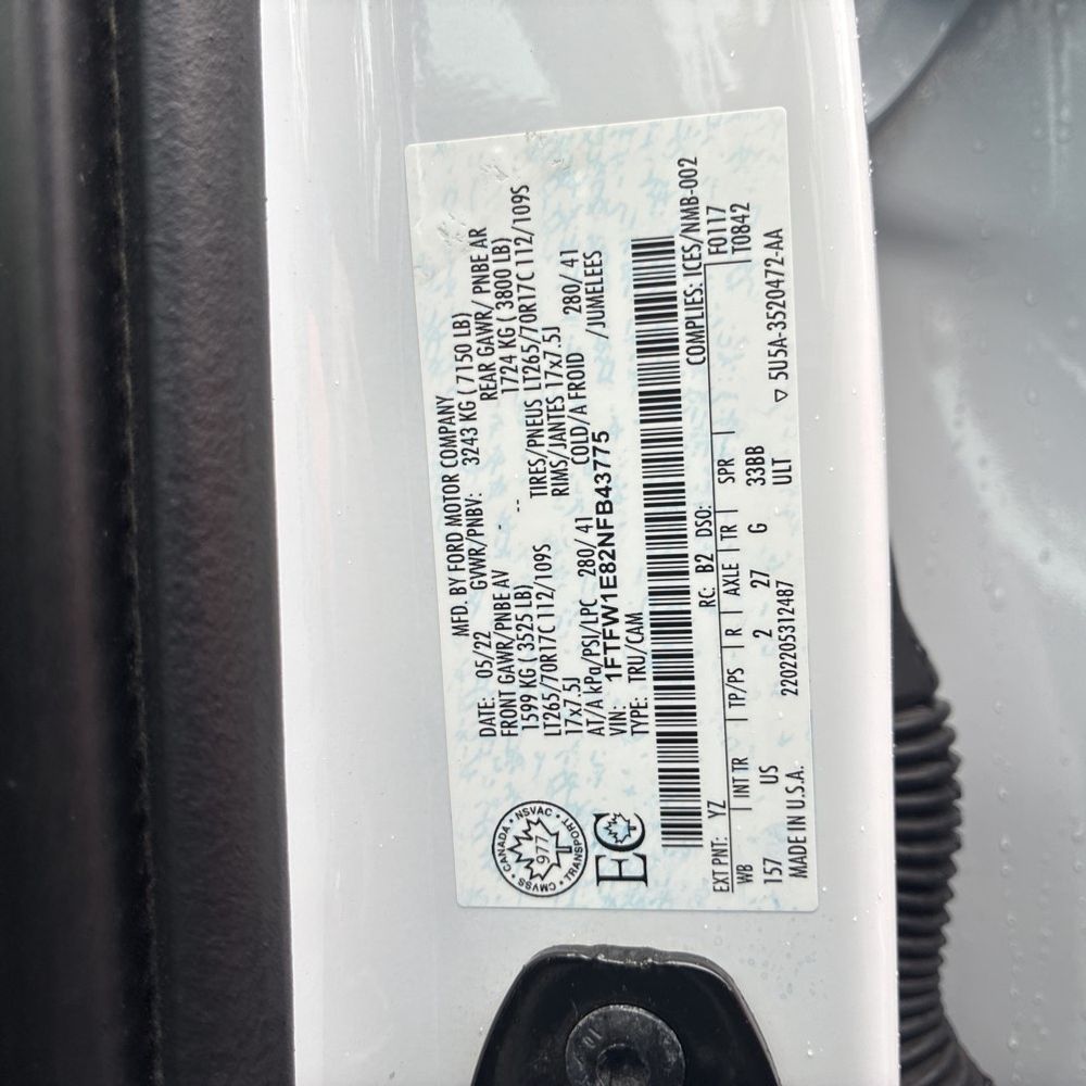 2022 Ford F150 XLT